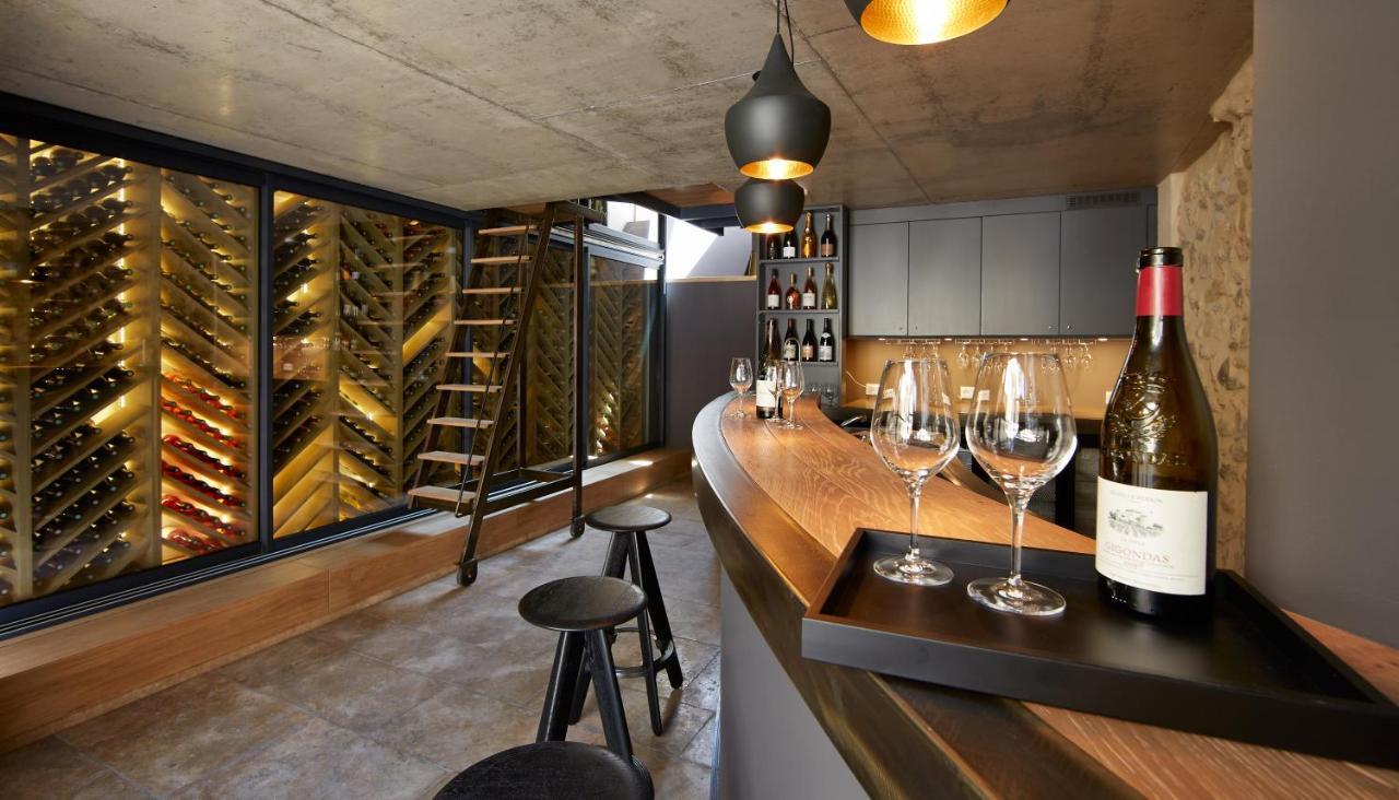 Les Chambres De L'Oustalet, Chambres D'Hotes Et Restaurant Etoile Gigondas Exterior foto